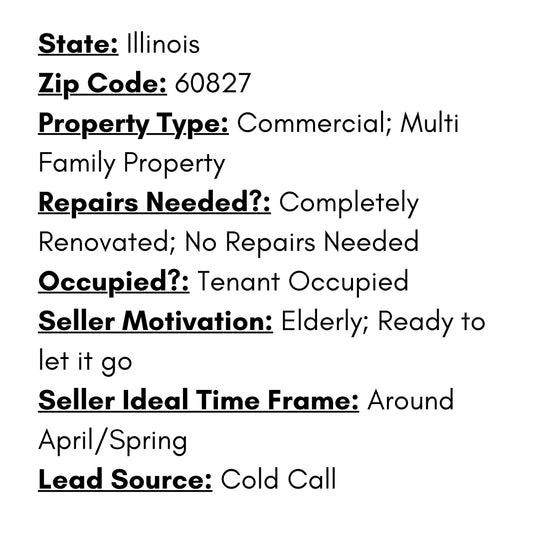 Commercial Lead - Illinois